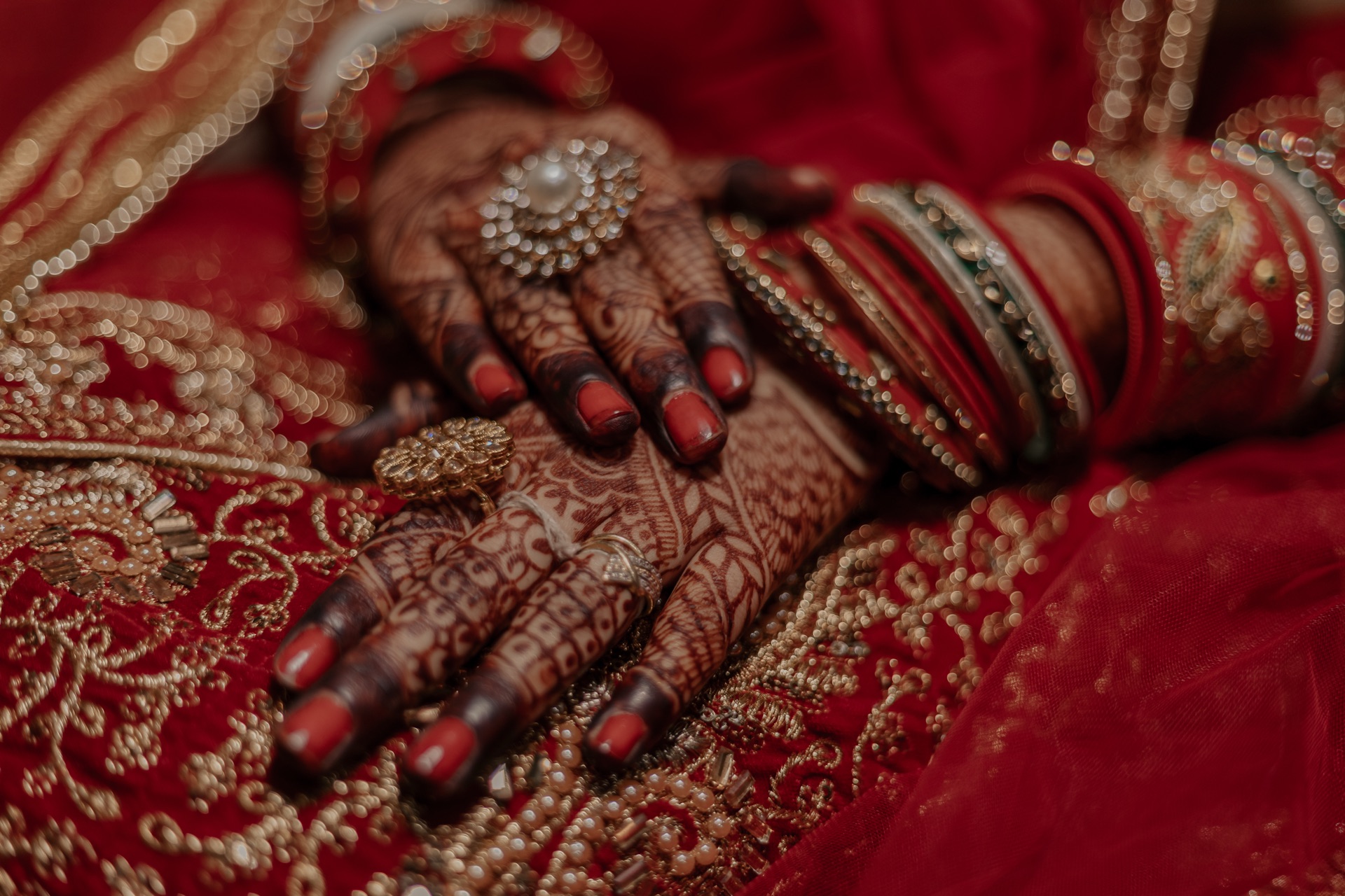 Sacred mandap moments